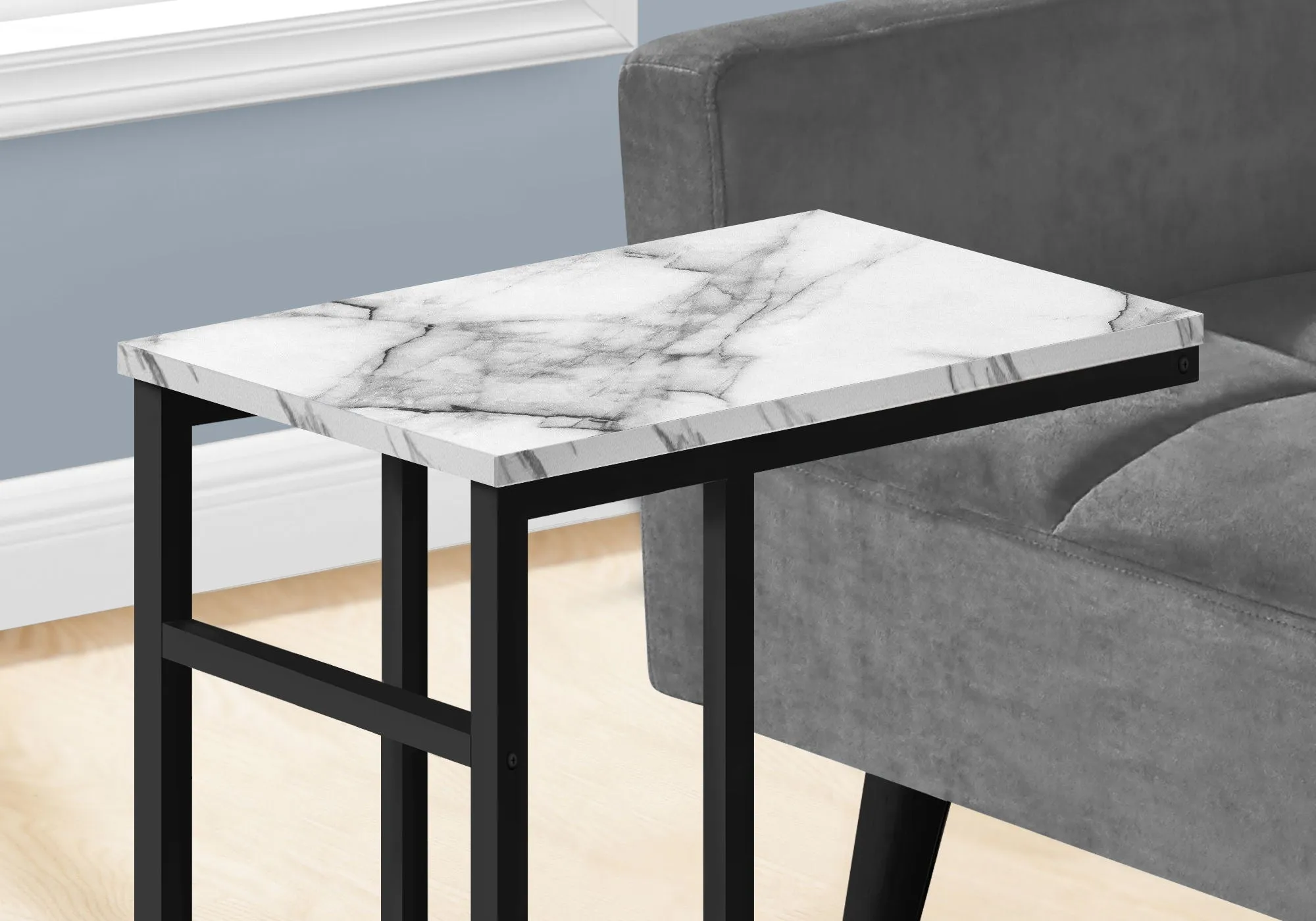 Accent Table, C - Shaped, Contemporary & Modern, Versatile Use by Couch.com
