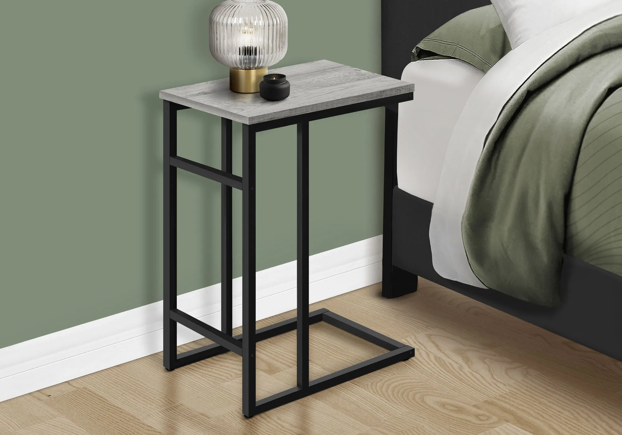 Accent Table, C - Shaped, Contemporary & Modern, Versatile Use by Couch.com