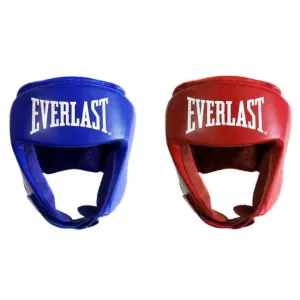 Everlast Amateur Competition Boxing Head Guard - Open Face