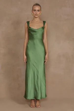 Havana Midi Dress - Olive
