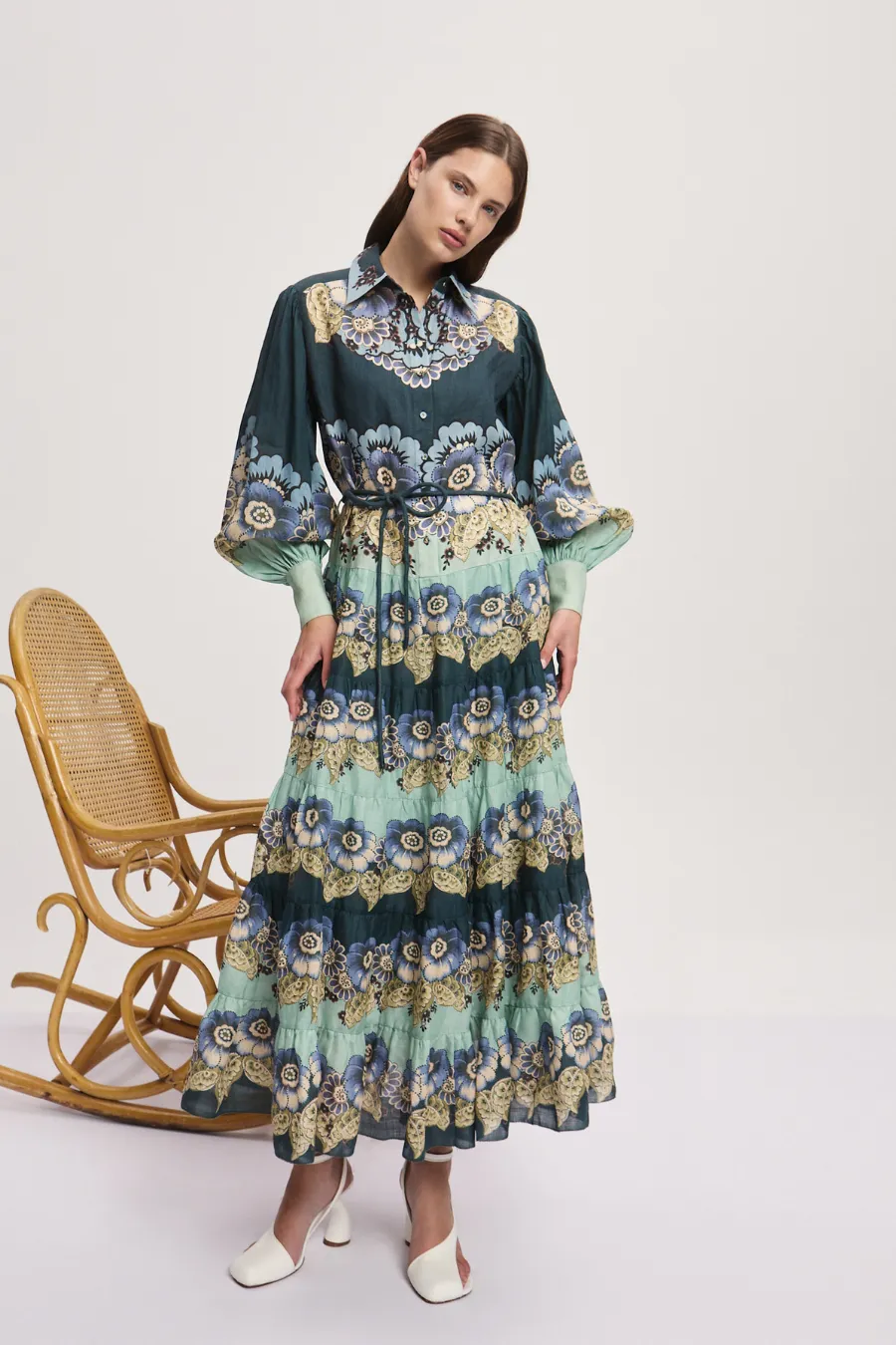 Madalena Shirtdress Blue