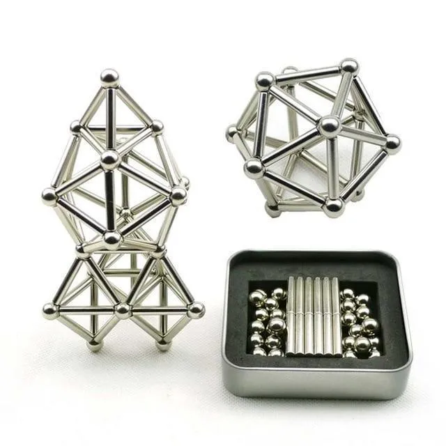 Magnetic Sticks & Balls For Innovative Toys Building