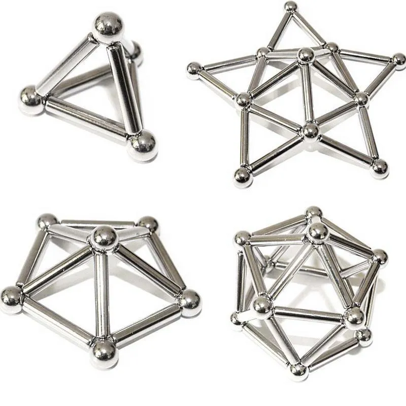 Magnetic Sticks & Balls For Innovative Toys Building