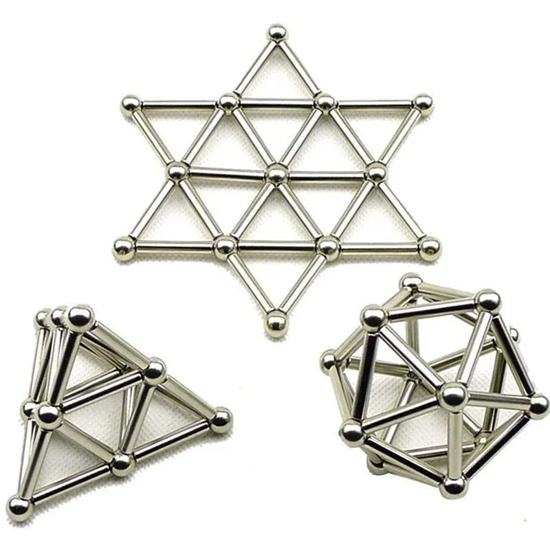 Magnetic Sticks & Balls For Innovative Toys Building