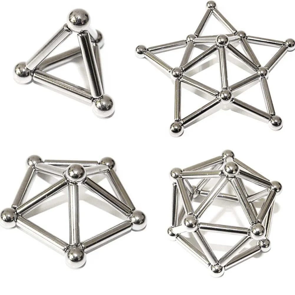 Magnetic Sticks & Balls For Innovative Toys Building