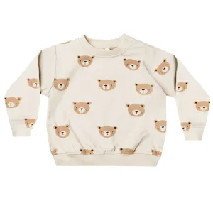 Quincy Mae - Teddy Sweatshirt in Natural
