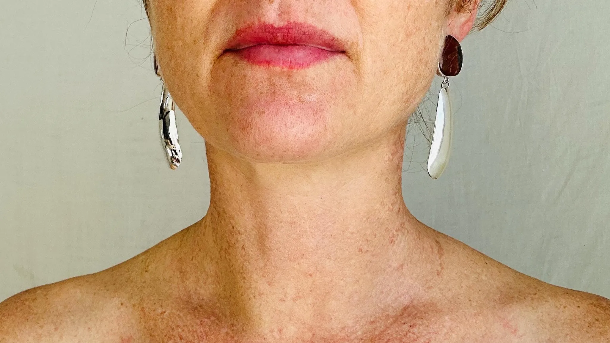 Red Jasper and Silver Earrings. Handcrafted Sterling Silver Jewelry. Made in Mexico. 2190